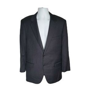 Jos. A Bank Classy 2 Button Suit Jacket ~  Sz 42 ~ Black ~ Lined